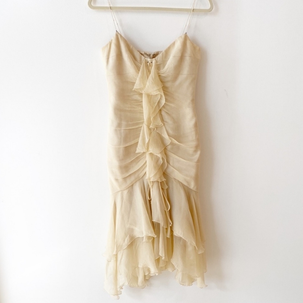 Laundry by Shelli Segal mermaid style ruffle dress